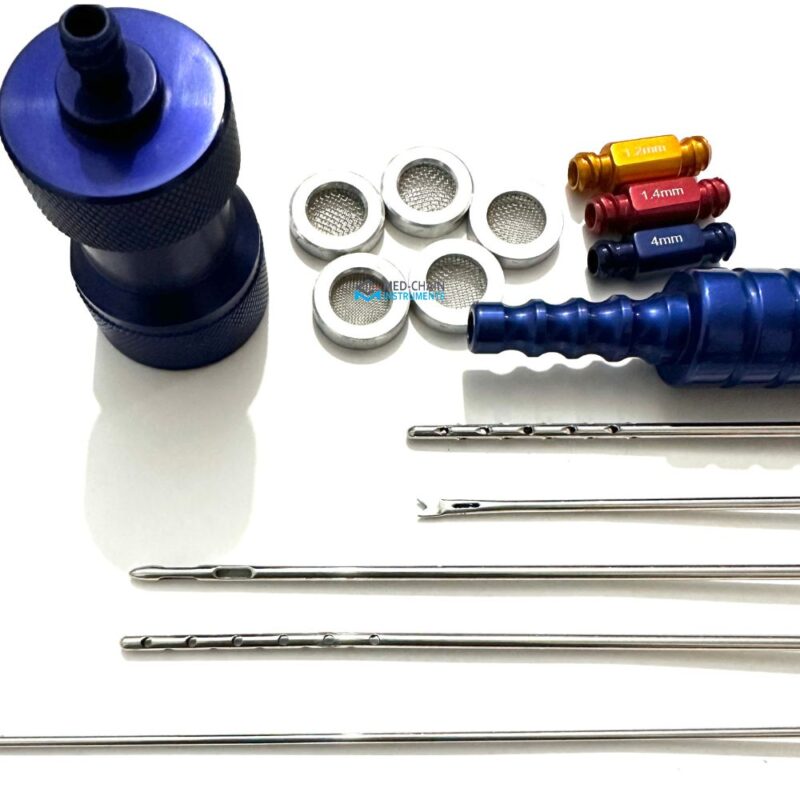 Breast Liposuction Cannula Set - Fat Injection & Harvesting Set for Breast 2