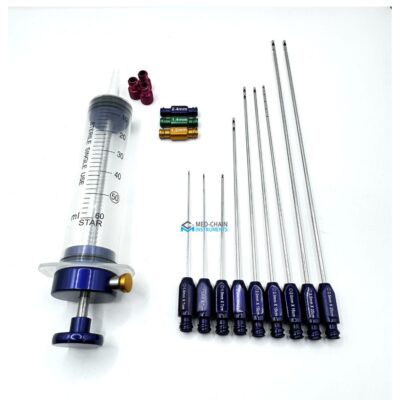 Liposuction Facial Fat Graft Luer lock Cannula Set 2