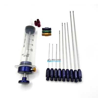 Liposuction Facial Fat Graft Luer lock Cannula Set